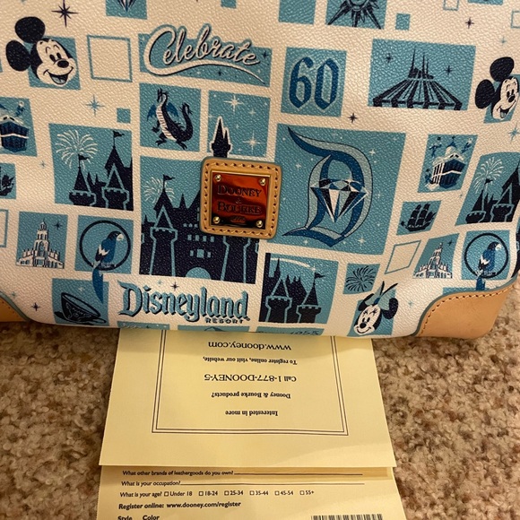 Disneyland Diamond Celebration Satchel by Dooney & Bourke - Picture 7 of 7